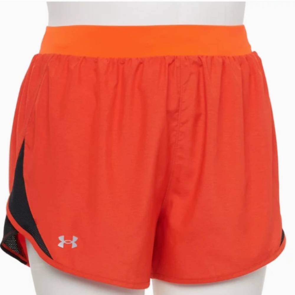 Under Armour shorts SZ XL “Fly By 2.0” in Phoenix Fire Red